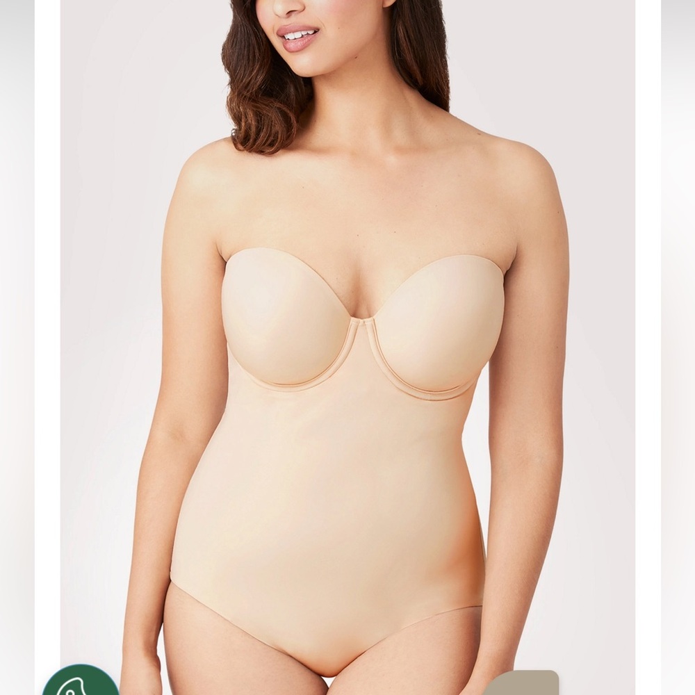 NWT Wacoal Reshape Strapless Shaping Bodybriefer 38G‎ Nude - Picture 6 of 6